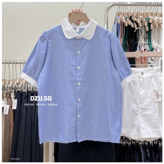 Somi sọc cổ trắng basic DZU.SG