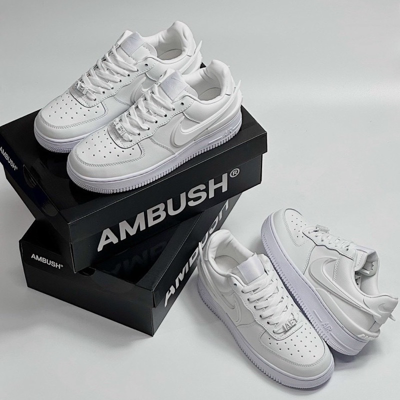 GIÀY A’F1 AM’BUSH TRẮNG LAI AU SC [ Full Box + Free Ship ]