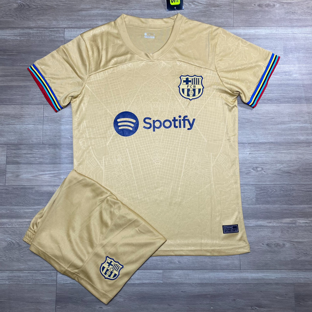Áo Bóng Đá CLB Barcelona 22/23 - Thun Thái Cao Cấp - Logo Thêu