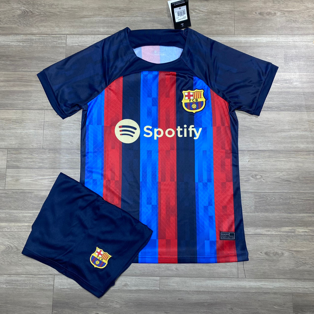 Áo Bóng Đá CLB Barcelona 22/23 - Thun Thái Cao Cấp - Logo Thêu