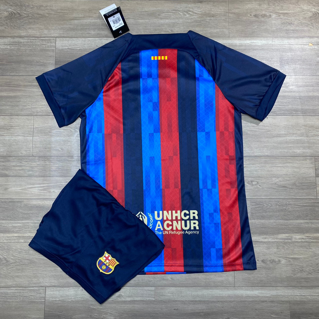 Áo Bóng Đá CLB Barcelona 22/23 - Thun Thái Cao Cấp - Logo Thêu