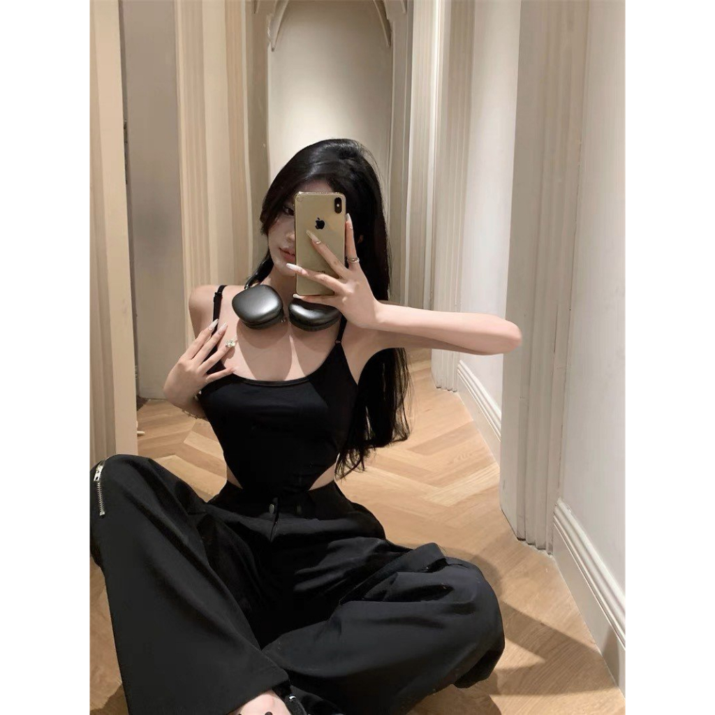 B02 Áo Liền Quần Hai Dây Bodysuit Ôm Dáng Gợi Cảm 21room