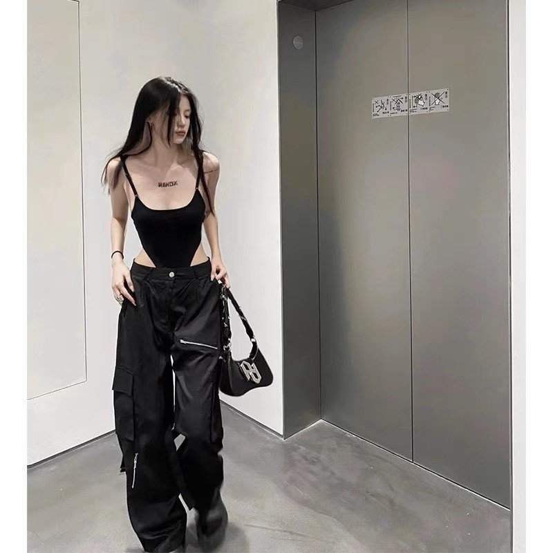 B02 Áo Liền Quần Hai Dây Bodysuit Ôm Dáng Gợi Cảm 21room