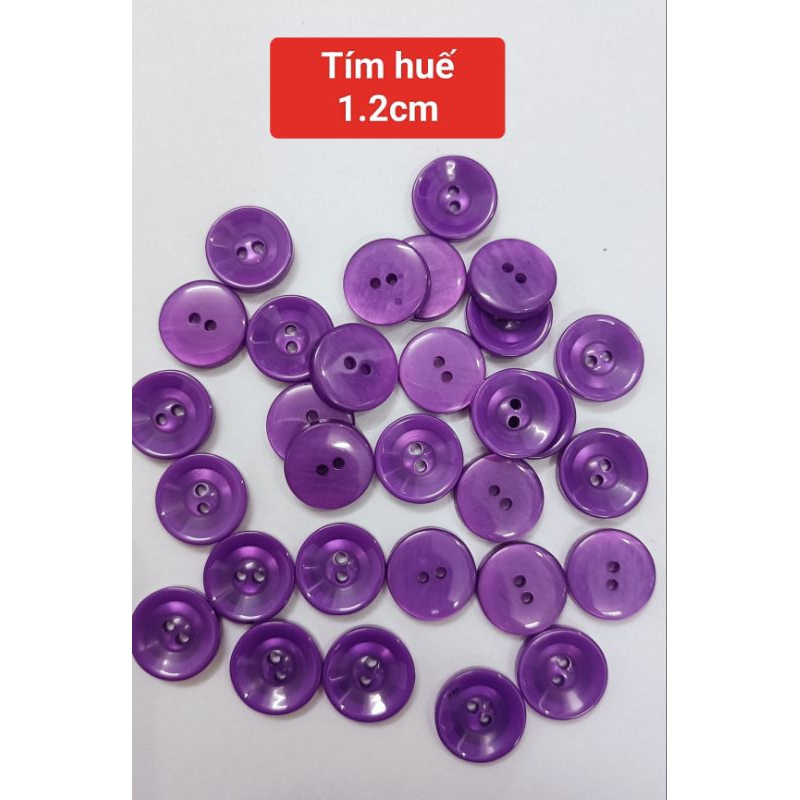 Gói 30 nút áo sơ mi vành bóng đẹp