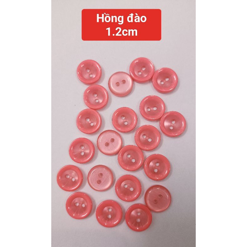 Gói 30 nút áo sơ mi vành bóng đẹp