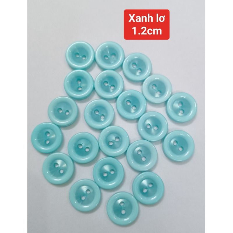 Gói 30 nút áo sơ mi vành bóng đẹp