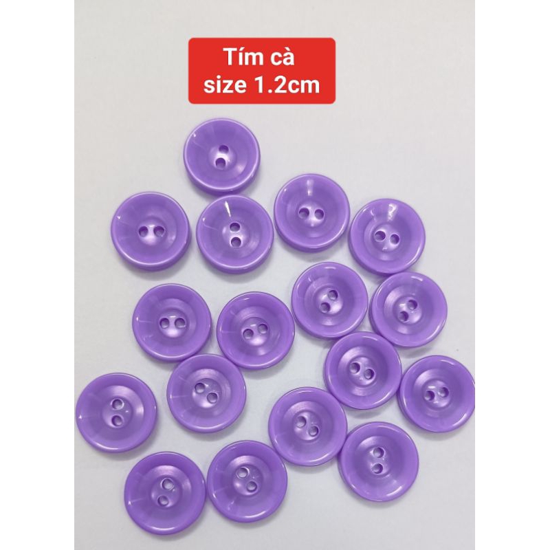 Gói 30 nút áo sơ mi vành bóng đẹp