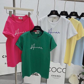 Áo Thun Cotton Thái Cao Cấp , Áo Phông Nữ Thái Lan Form Rộng Chất Vải Mịn Đẹp Shop YUNA