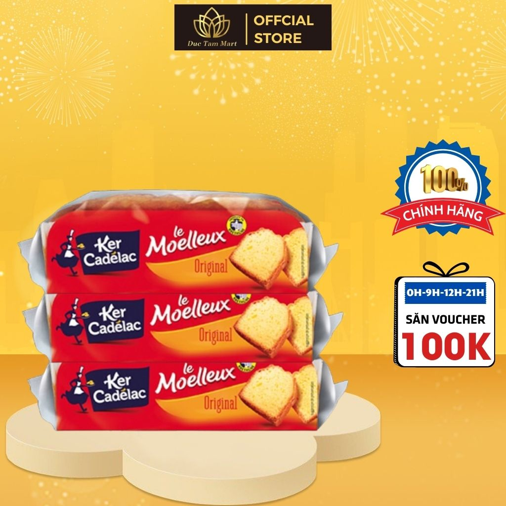 Bánh bông lan bơ bà Đầm Patisserie Tradition Pháp 200g thơm ngon, nhiều dinh dưỡng