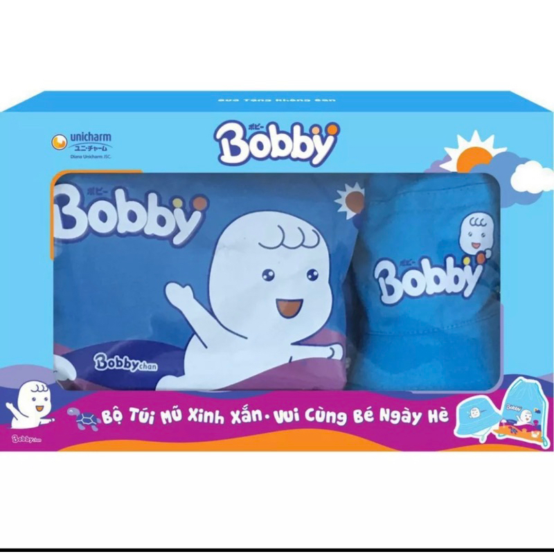 Bộ quà tặng balo & nón Bobby xinh xắn