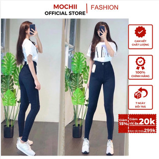 Quần Skinny Ôm Sát Co Giãn 4 Chiều-Chất Jean Giấy 2 màu Đen và Trắng Cực Xịn