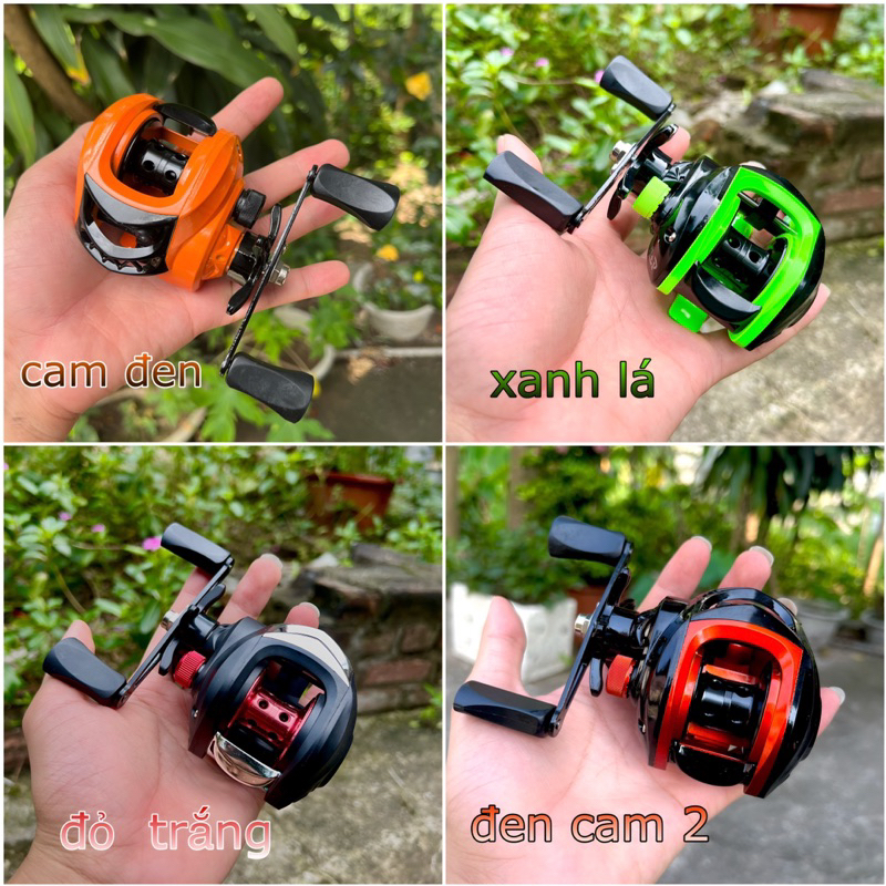 ( SALE ) Máy Câu Cá Ngang Cối Kim Loại Nhiều Màu Sắc Giá Rẻ. Máy Câu Cá Ngang Tay Trái, Máy Câu Cá N