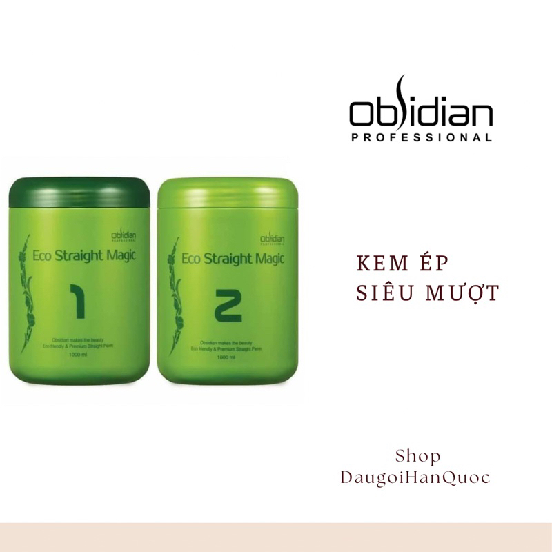Kem Duỗi Tóc Sinh Thái Obsidian Hàn Quốc ( Chính Hãng 100%)