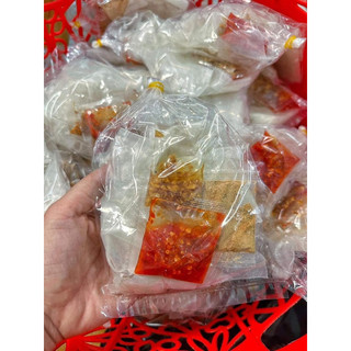 Bánh tráng phơi sương ớt rim tỏi