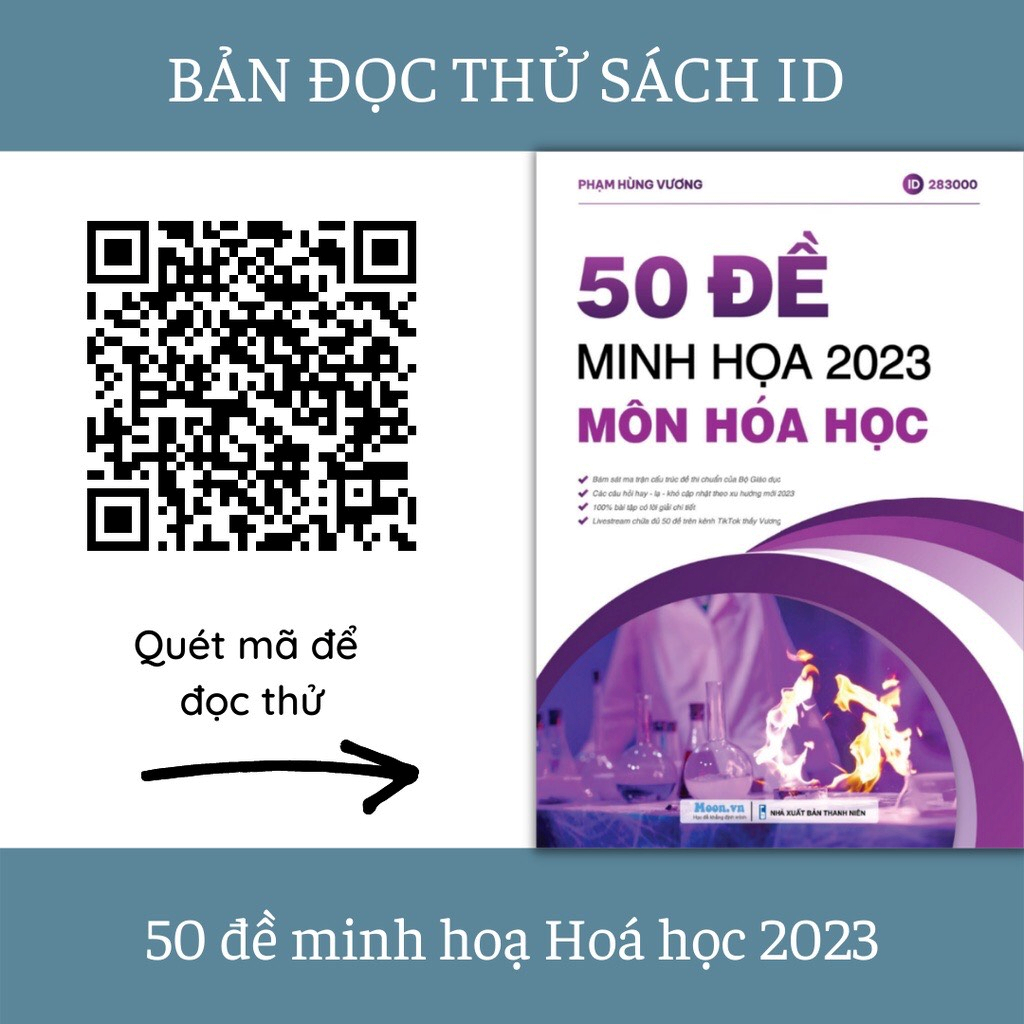 Sách ID_50 Bộ Đề Thi Tốt Nghiệp THPT quốc gia 2023