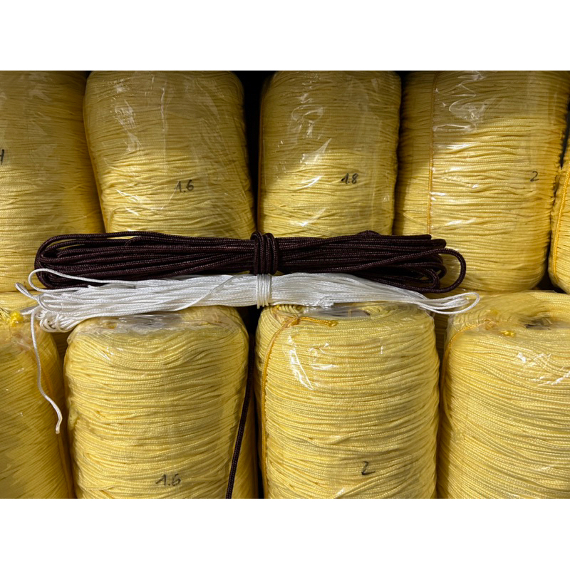 5m dây buộc lèo, quấn pass, dây chằng sáo bện vuông 8 lõi siêu chắc, dây dù china vàng,dù china cam