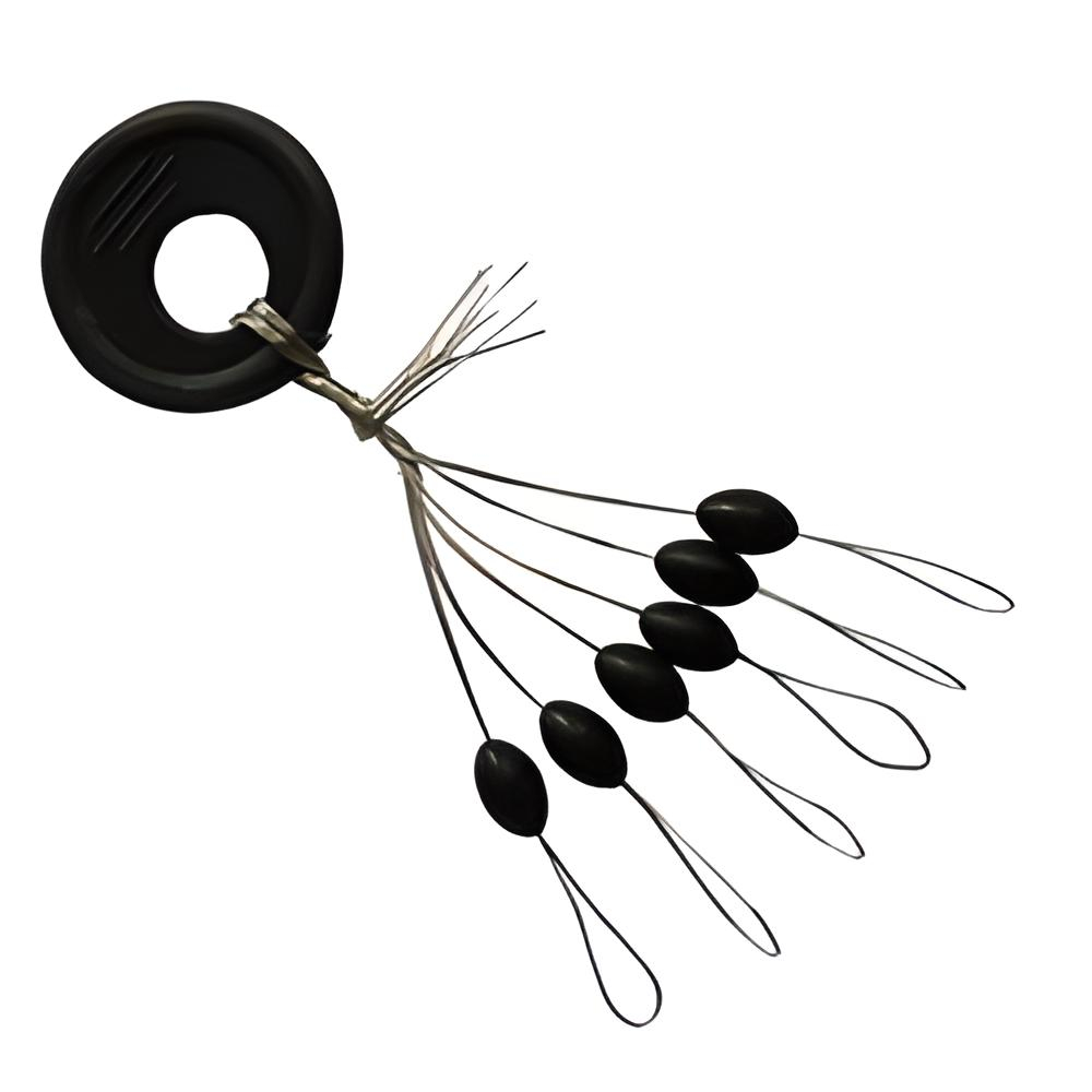 Hạt chặn phao câu cá chất liệu cao su - Hàng Chuẩn