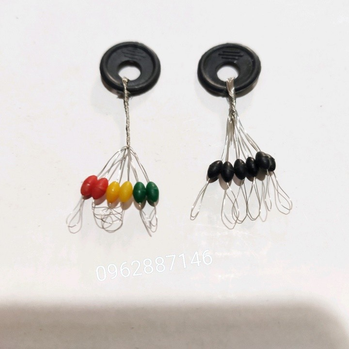 Hạt chặn phao câu cá chất liệu cao su - Hàng Chuẩn