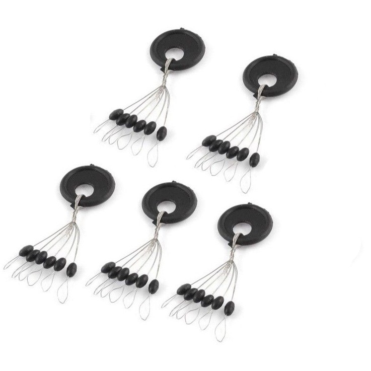 Hạt chặn phao câu cá chất liệu cao su - Hàng Chuẩn