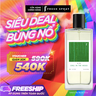 Nước hoa F Fresh Spray CHILL IN THE WOOD 100ML | Nước hoa quần áo, nam, nữ,Unisex