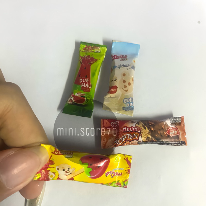 Mô hình đồ chơi các loại kem 2