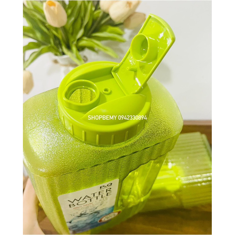 Bình Đựng Nước Nhưa Nắp Kín 2.1L Không BPA Lock&amp;Lock Water Bottle BPA Free