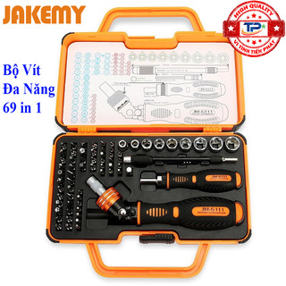 Bộ tua vít đa năng 69 in 1 Jakemy JM-6111 dụng cụ tháo ráp vô cùng tiện lợi