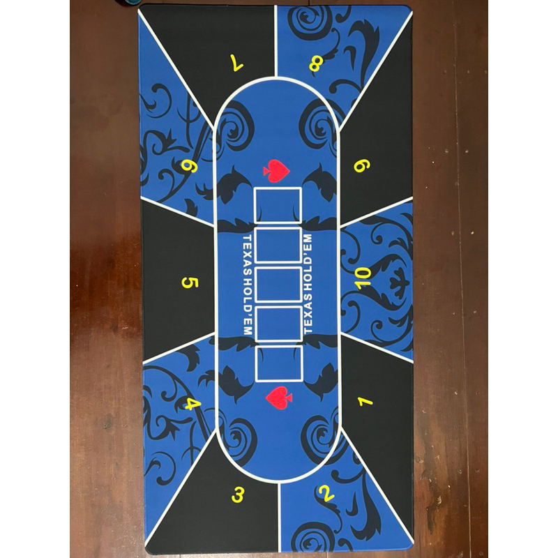 Thảm Poker cao su mặt nỉ chuyên nghiệp siêu bền size 60x120cm