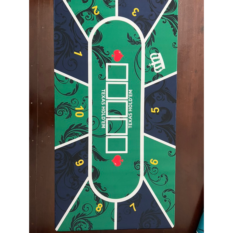 Thảm Poker cao su mặt nỉ chuyên nghiệp siêu bền size 60x120cm