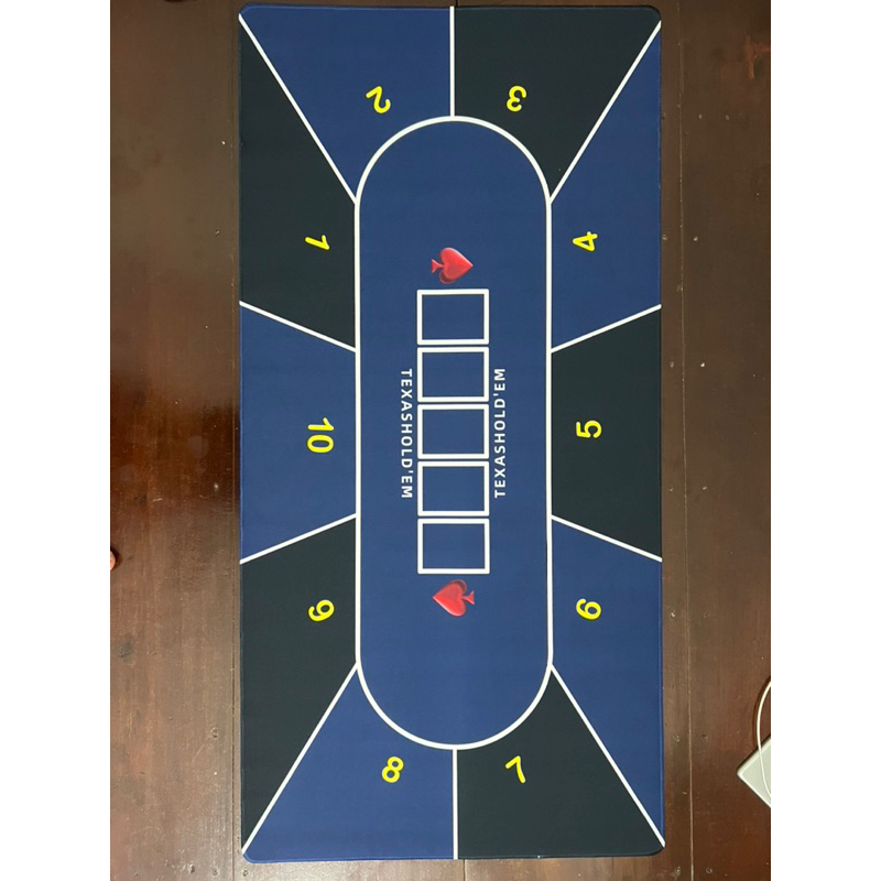 Thảm Poker cao su mặt nỉ chuyên nghiệp siêu bền size 60x120cm