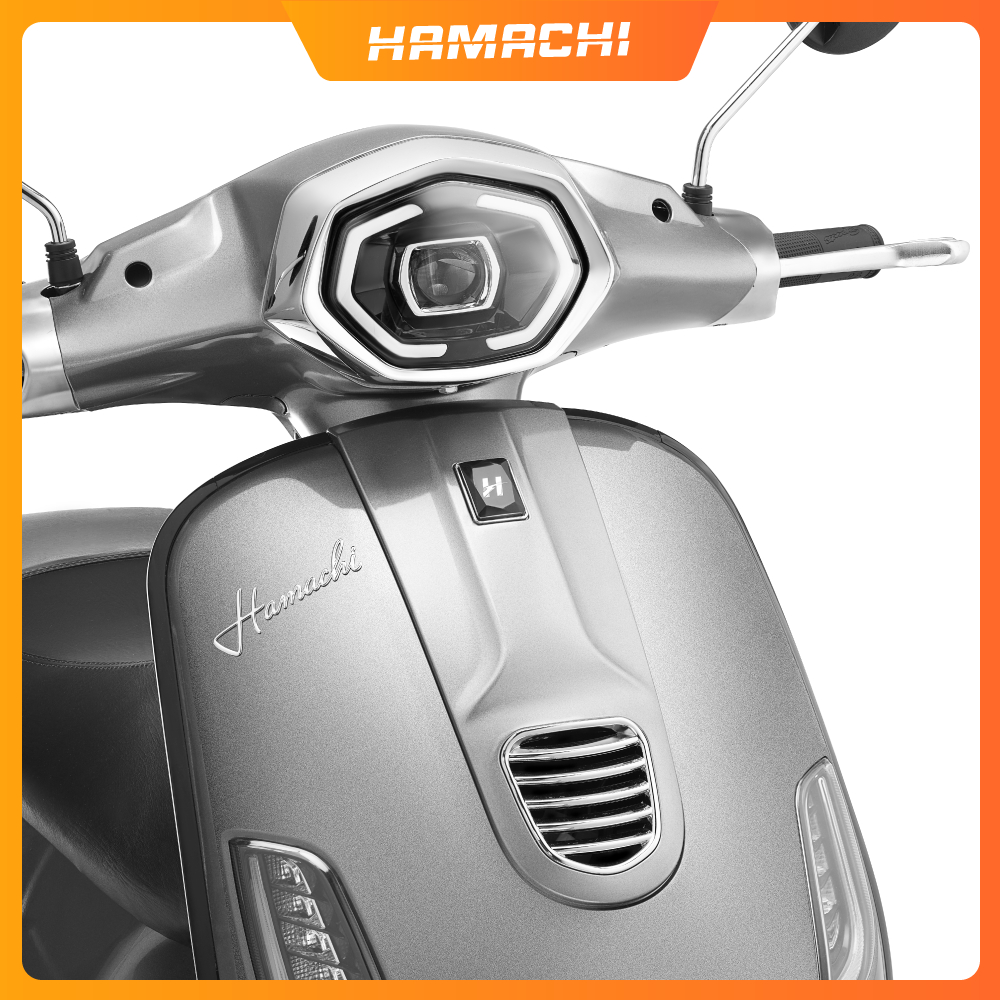 Xe Máy Điện HAMACHI S Màu Trắng Thiết Kế Sang Trọng Hiện Đại