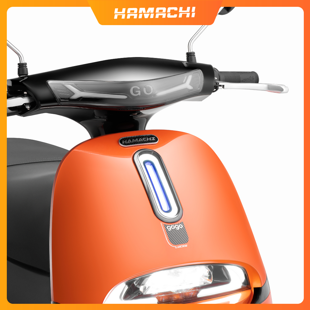 Xe máy điện HAMACHI GOGO Xám thiết kế năng động trẻ trung