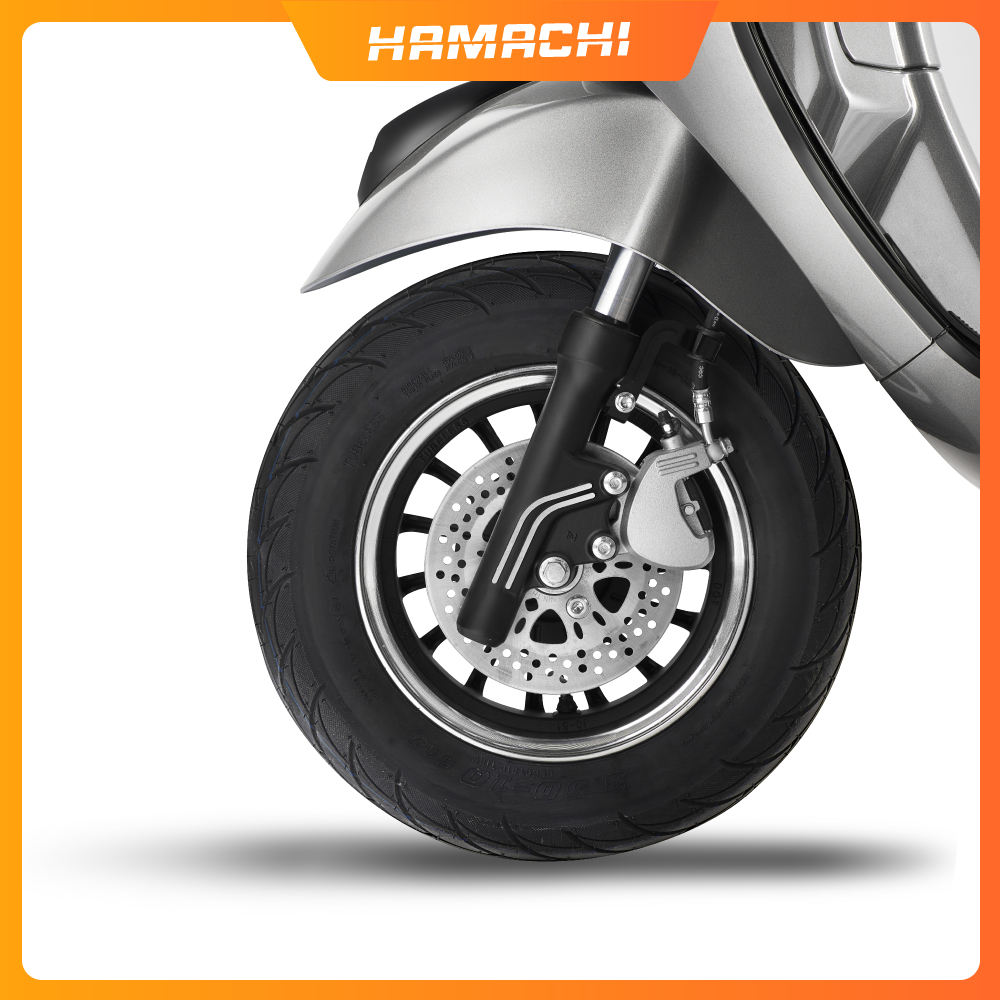 Xe Máy Điện HAMACHI S Màu Trắng Thiết Kế Sang Trọng Hiện Đại