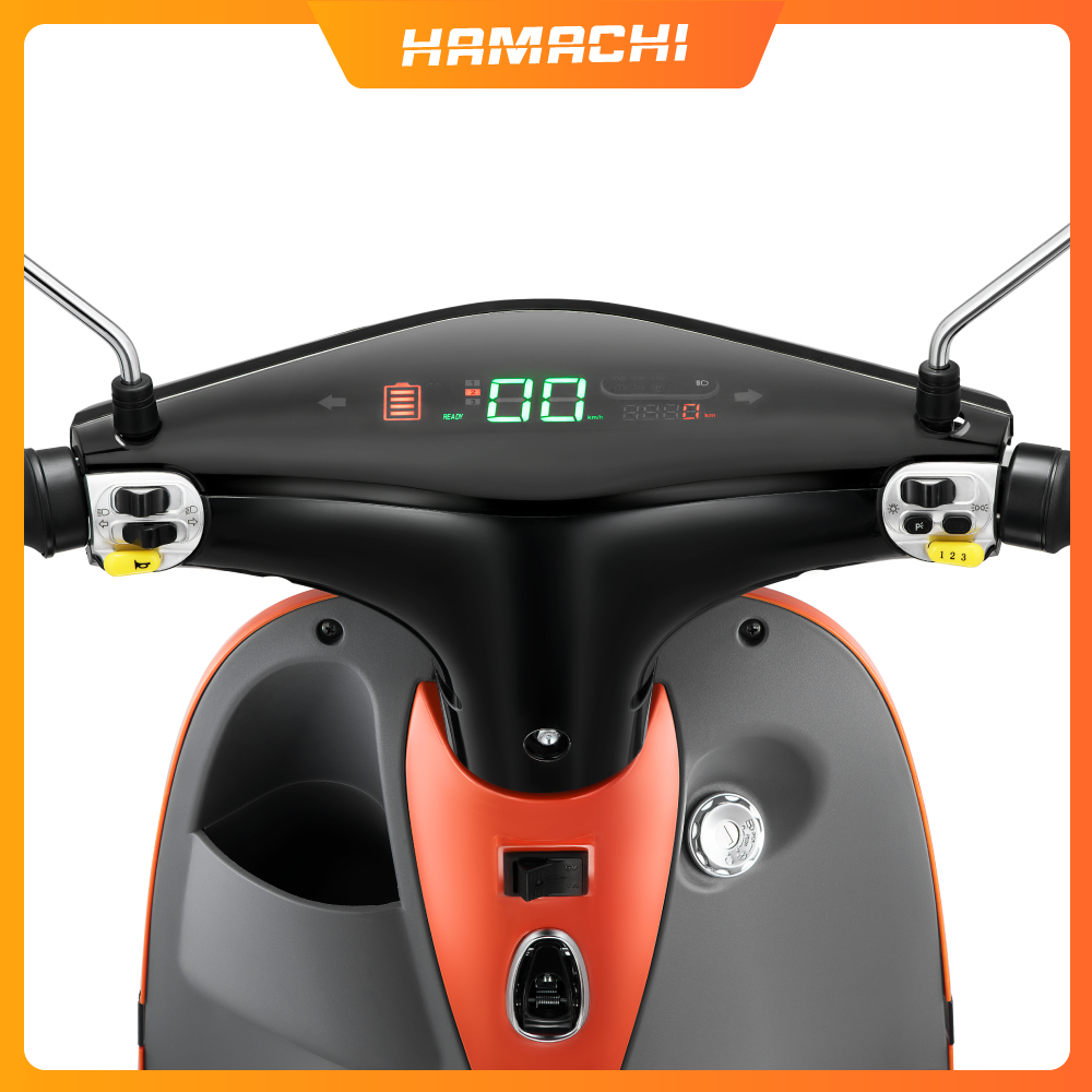 Xe máy điện HAMICHI GOGO Trắng trẻ trung sang trọng hiệu năng vượt trội