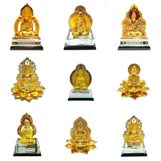 PHẬT QUAN ÂM 2 MẶT ĐỂ XE Ô TÔ ĐẾ THỦY TINH 060 THỜ CÚNG-VẬT PHẨM PHONG THỦY