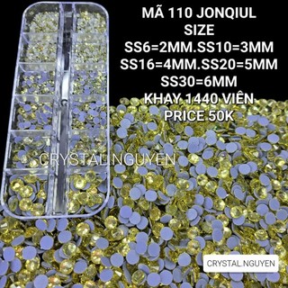 Đá lẻ size ss4 - ss6 - ss10 -ss16 - ss20 - 110 jonquil - nails - ủi nhiệt -trang trí
