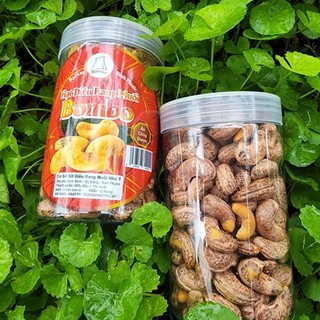 Hộp 450gr hạt điều rang muối bombo a cồ