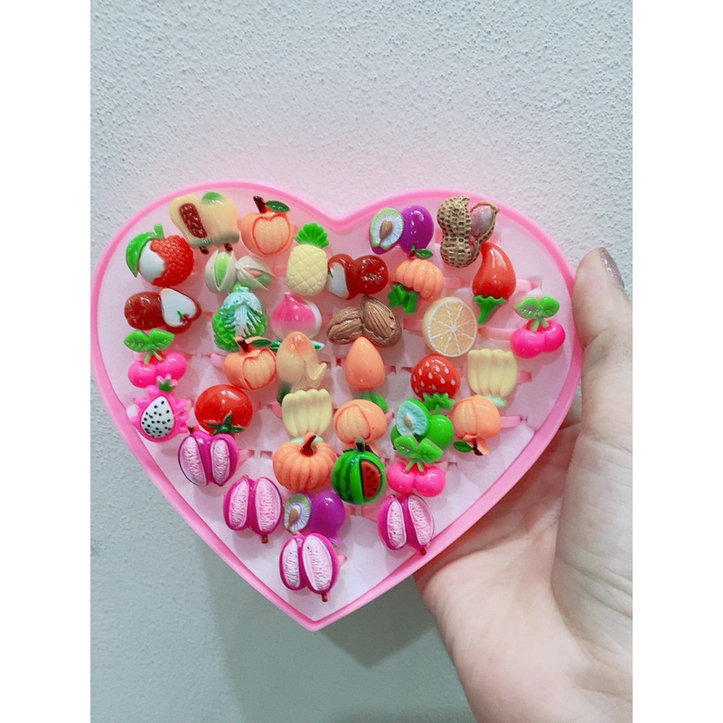 Sỉ hộp 36 nhẫn cho bé