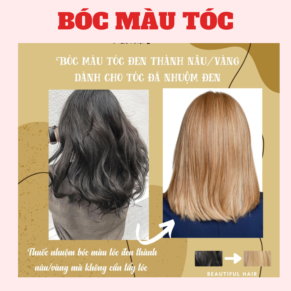 Bóc màu tóc, không hại tóc  | Miu Hair