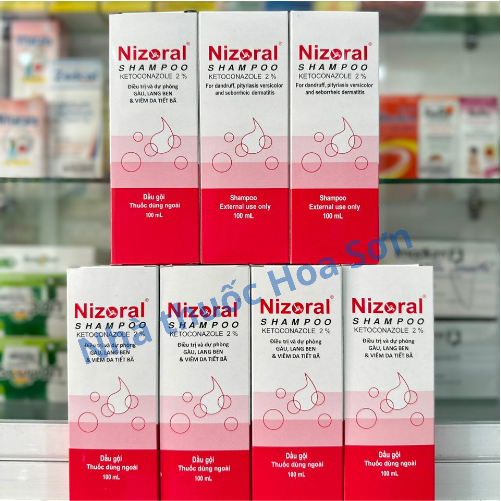 Dầu gội Niz-o r a l hết gàu, hết nâm da đầu, hết tiết bã nhờn