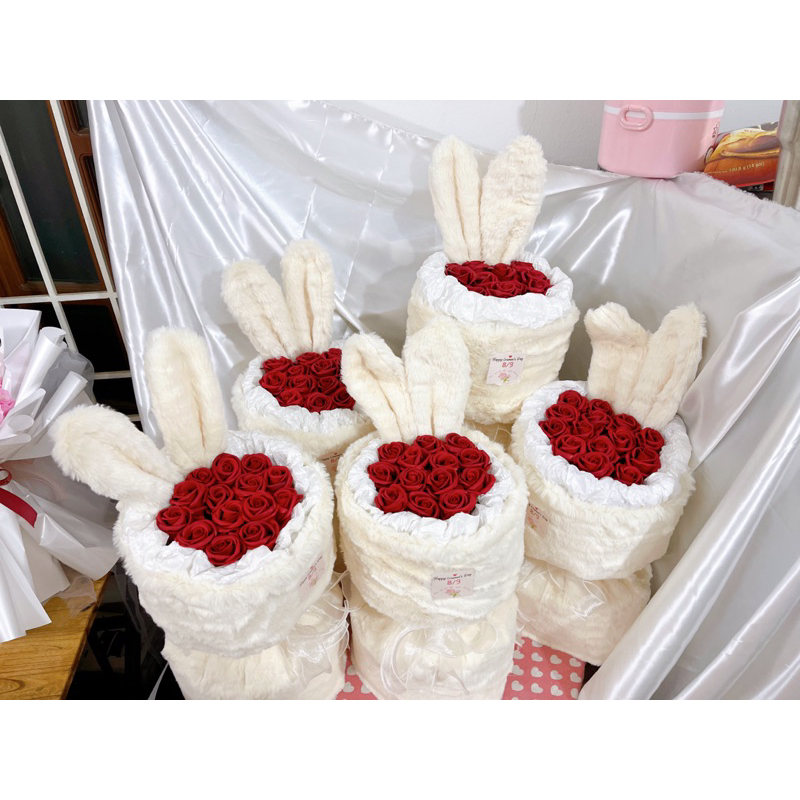 Bó hoa sáp tai thỏ