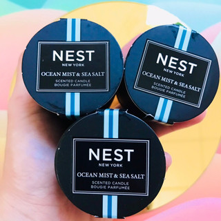 Nến thơm NEW NEST Fragrances Amalfi Lemon & Mint Scented Candle Mini  0.95oz / 27g