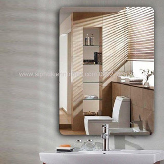 Gương chữ nhật bo tròn 4 góc mài vát cạnh tt-143