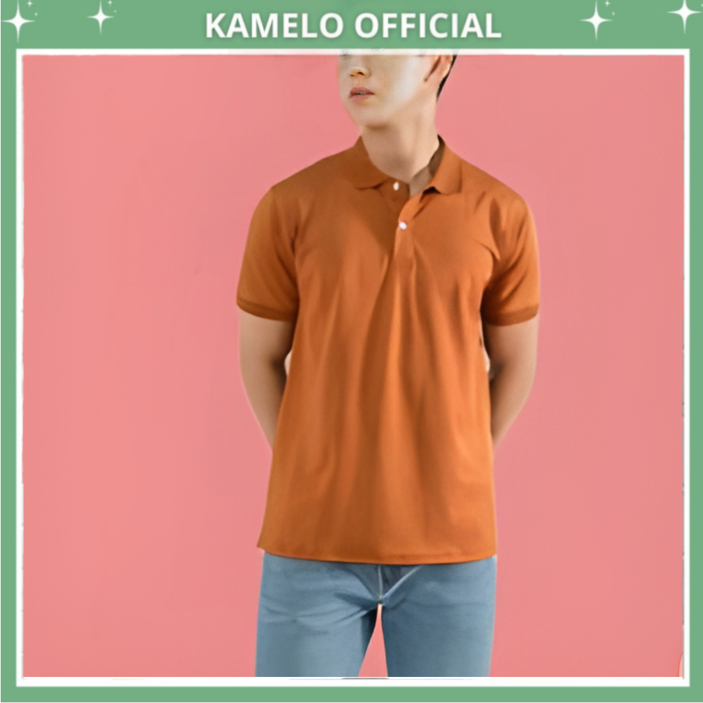 Áo Polo Màu Nâu Basic, Áo Thun Nam Vải Cá Sấu Poli Cao Cấp Co dãn 4 Chiều ,Vải Chống Nhăn Thoáng Mát