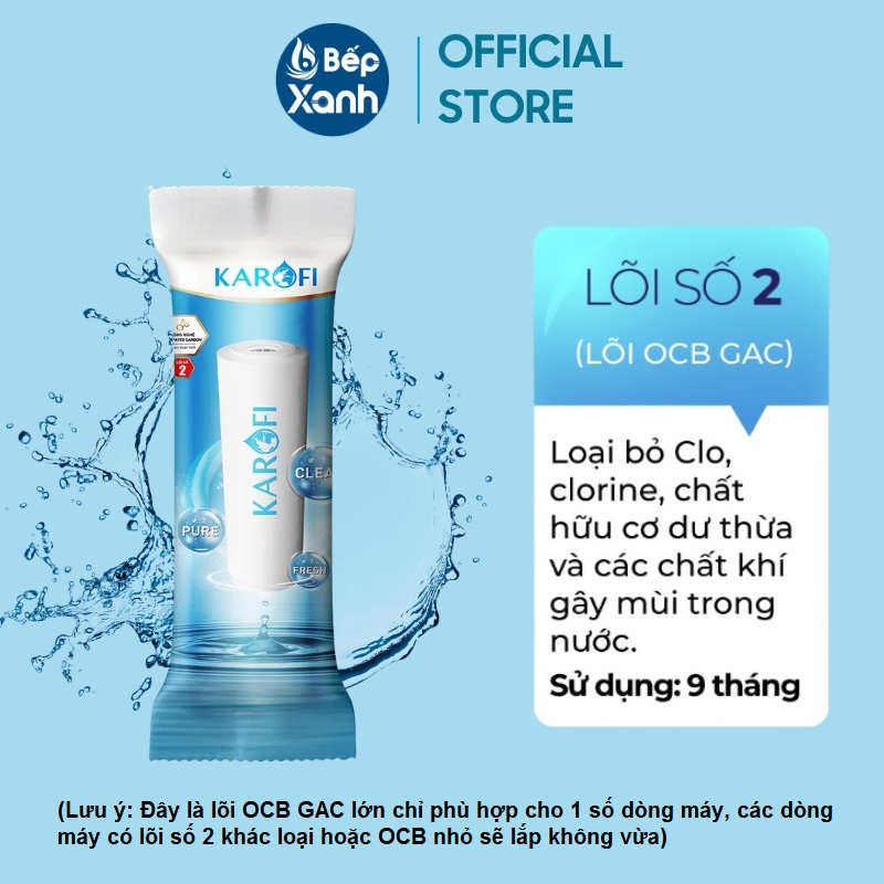 Bộ lõi lọc nước Karofi số 1,2,3 - Hàng Chính Hãng