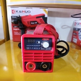 Máy hàn que btec mma-200 mini máy hàn que mini nhỏ gọn bao kéo que 3.2mm bảo hành 12 tháng