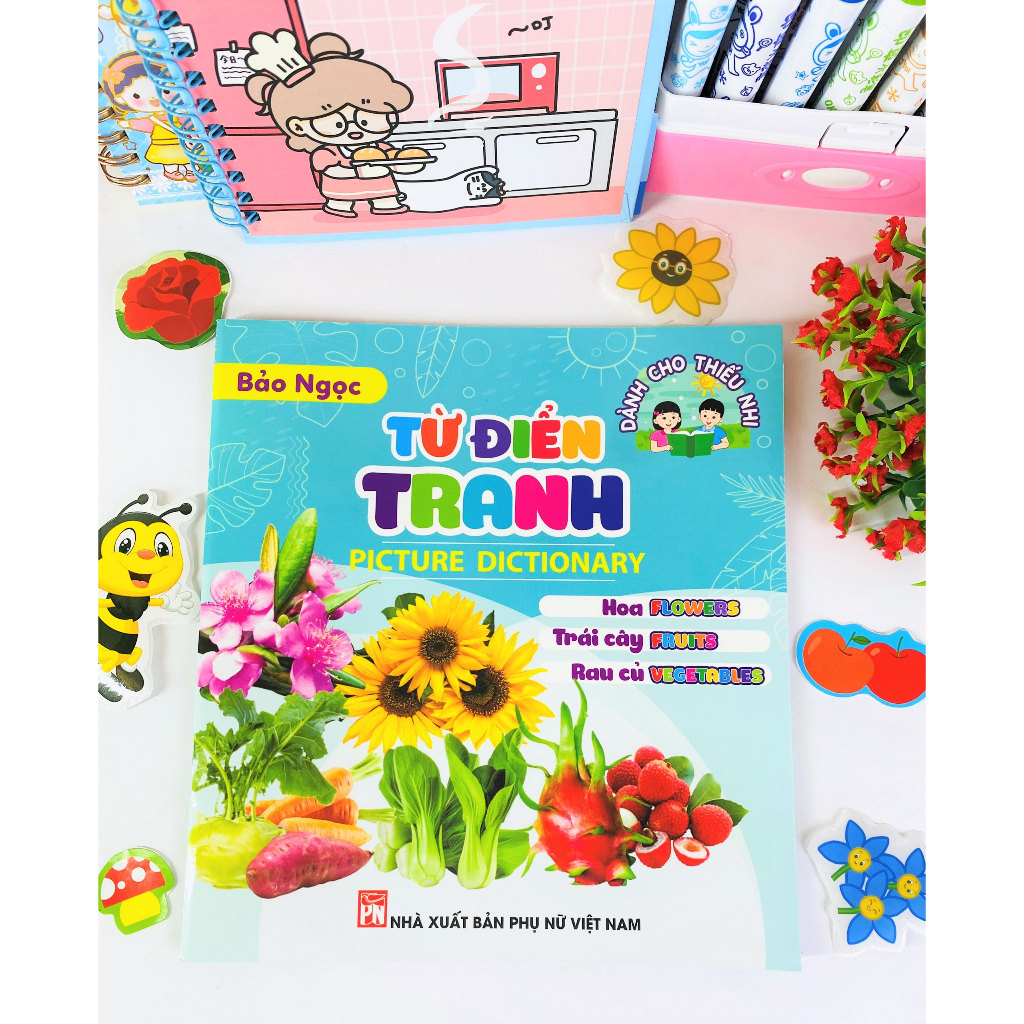 Sách - Bộ 8 cuốn Từ điển tranh dành cho thiếu nhi  - Picture dictionary - ndbooks