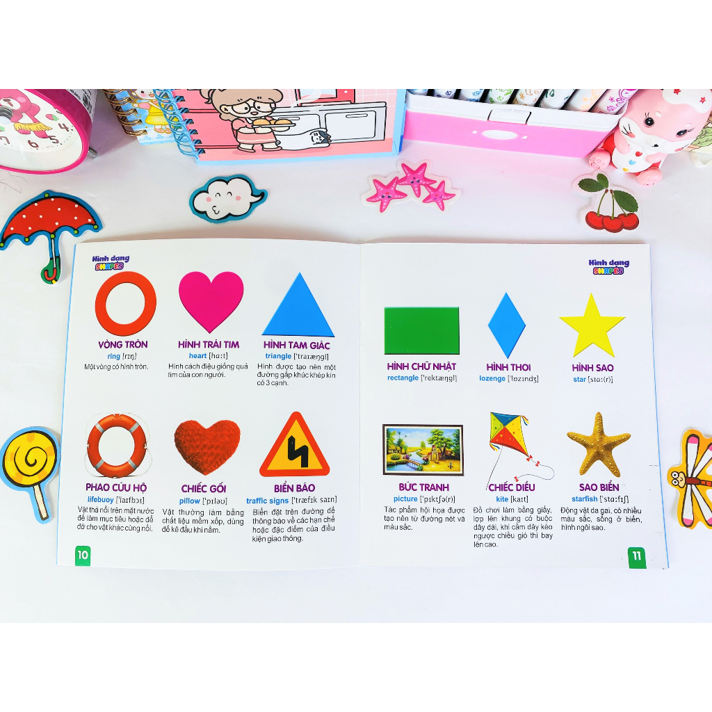 Sách - Bộ 8 cuốn Từ điển tranh dành cho thiếu nhi  - Picture dictionary - ndbooks