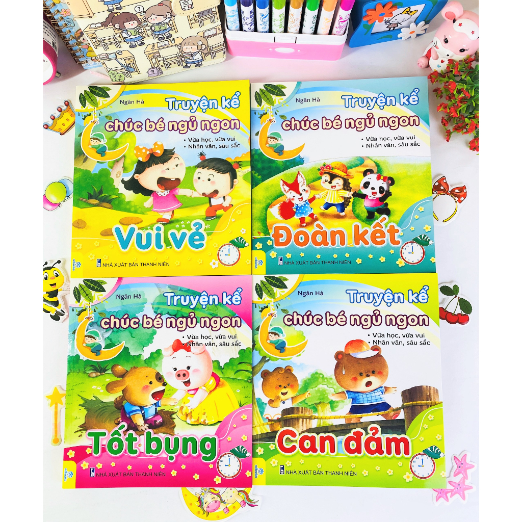 Sách - Combo 4 cuốn Truyện Kể Chúc Bé Ngủ Ngon - Ndbooks