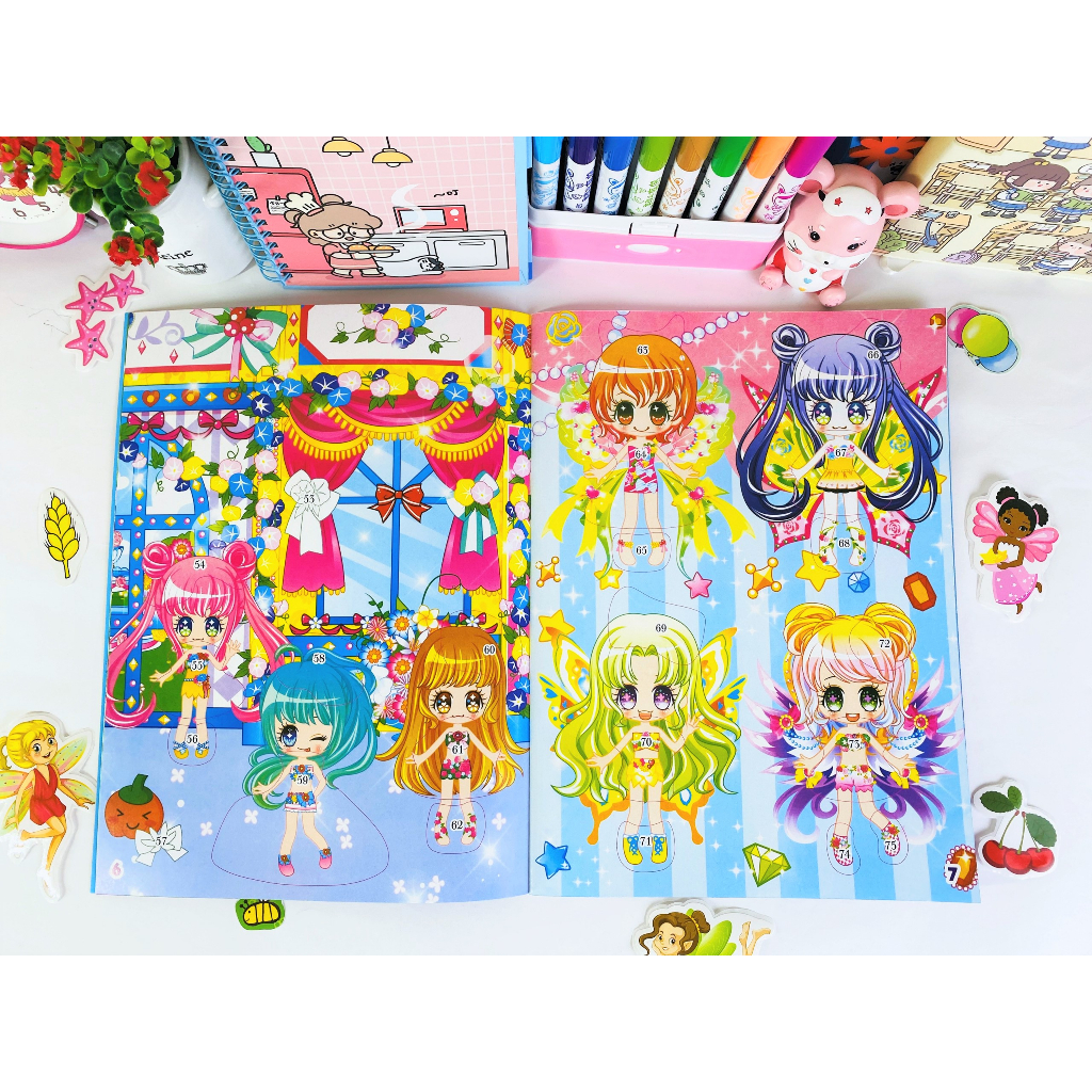 Sách - Bộ sưu tập Sticker Trang Phục Công Chúa 3-6 tuổi